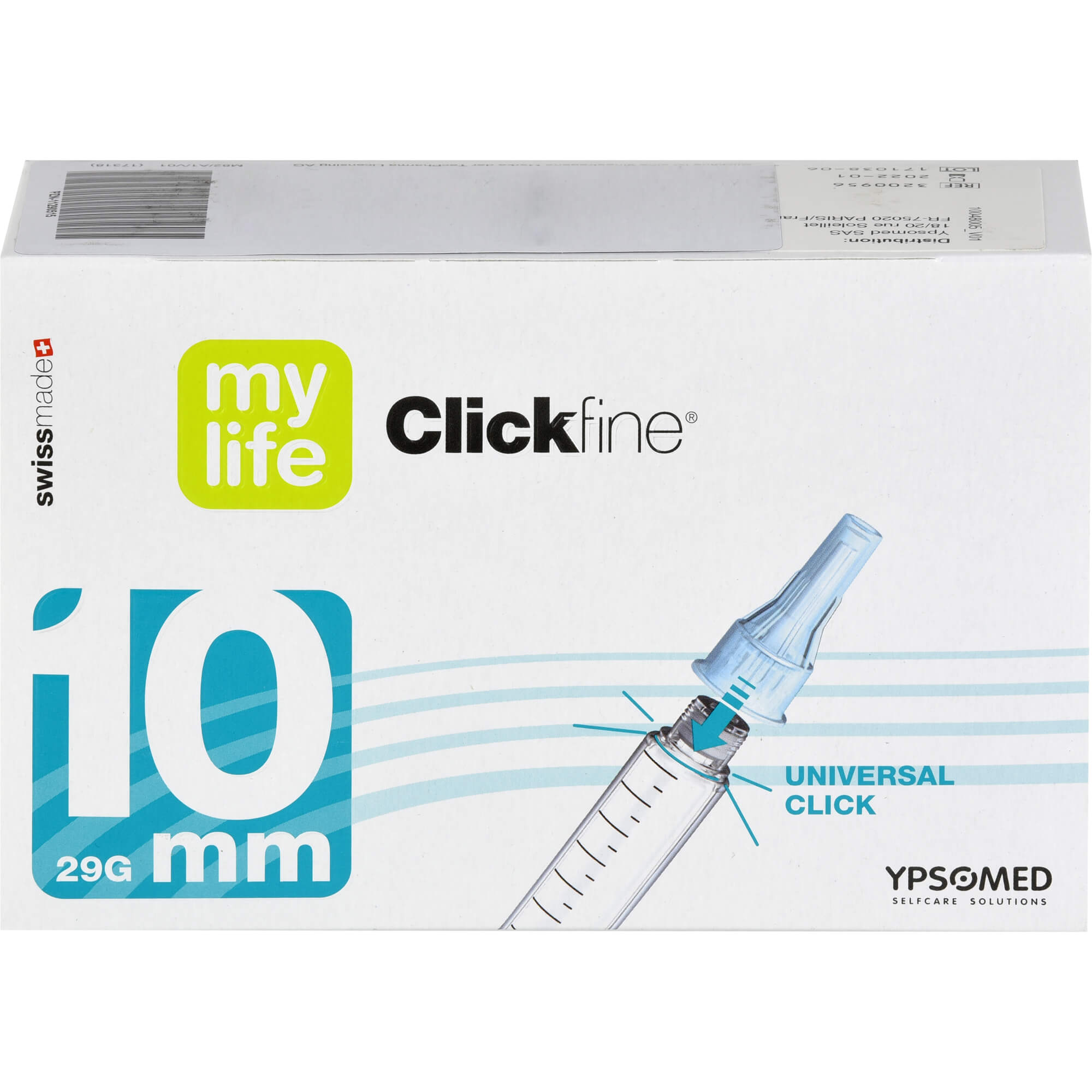 MYLIFE Clickfine Pen-Nadeln 10 mm