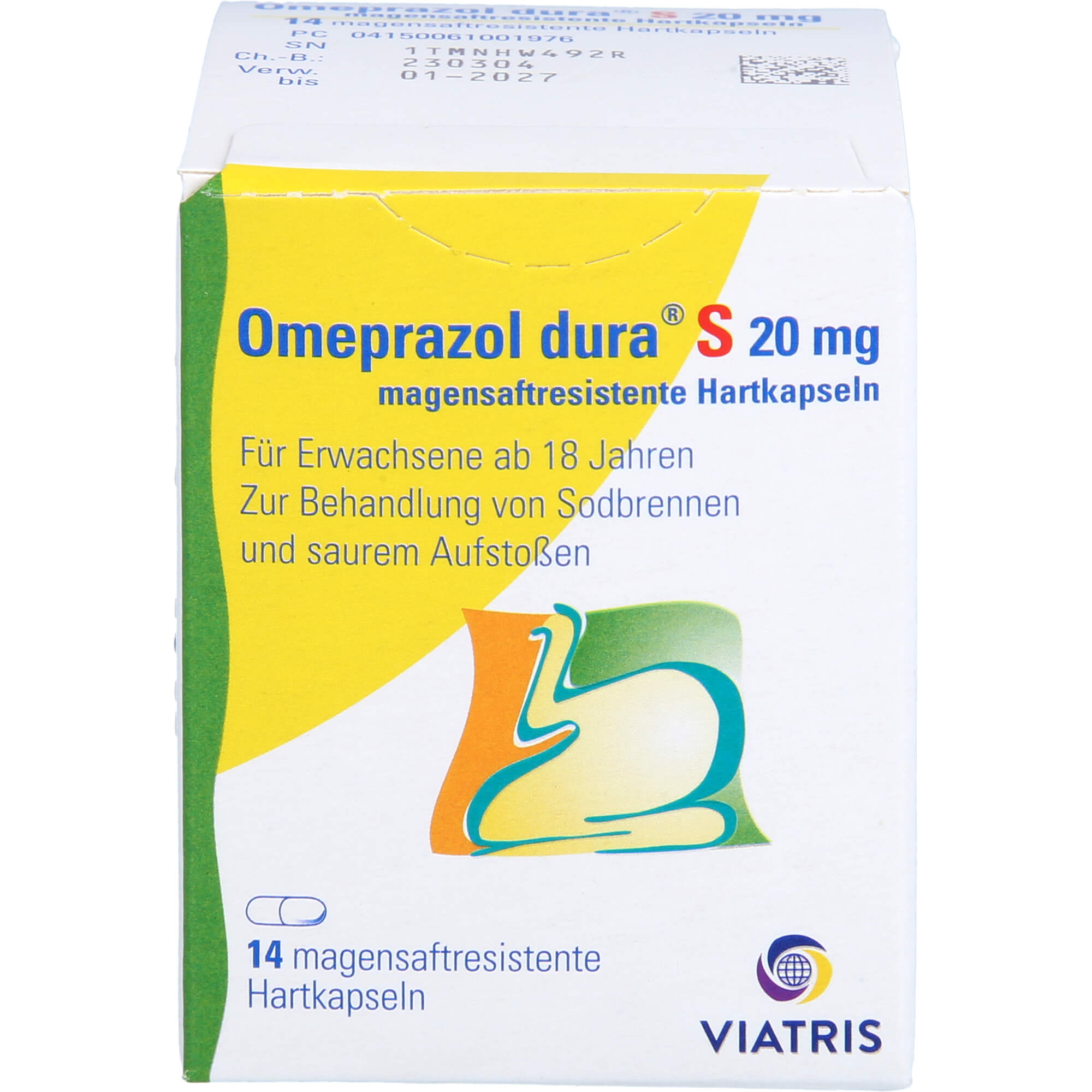 OMEPRAZOL dura S 20 mg magensaftresist.Hartkapseln