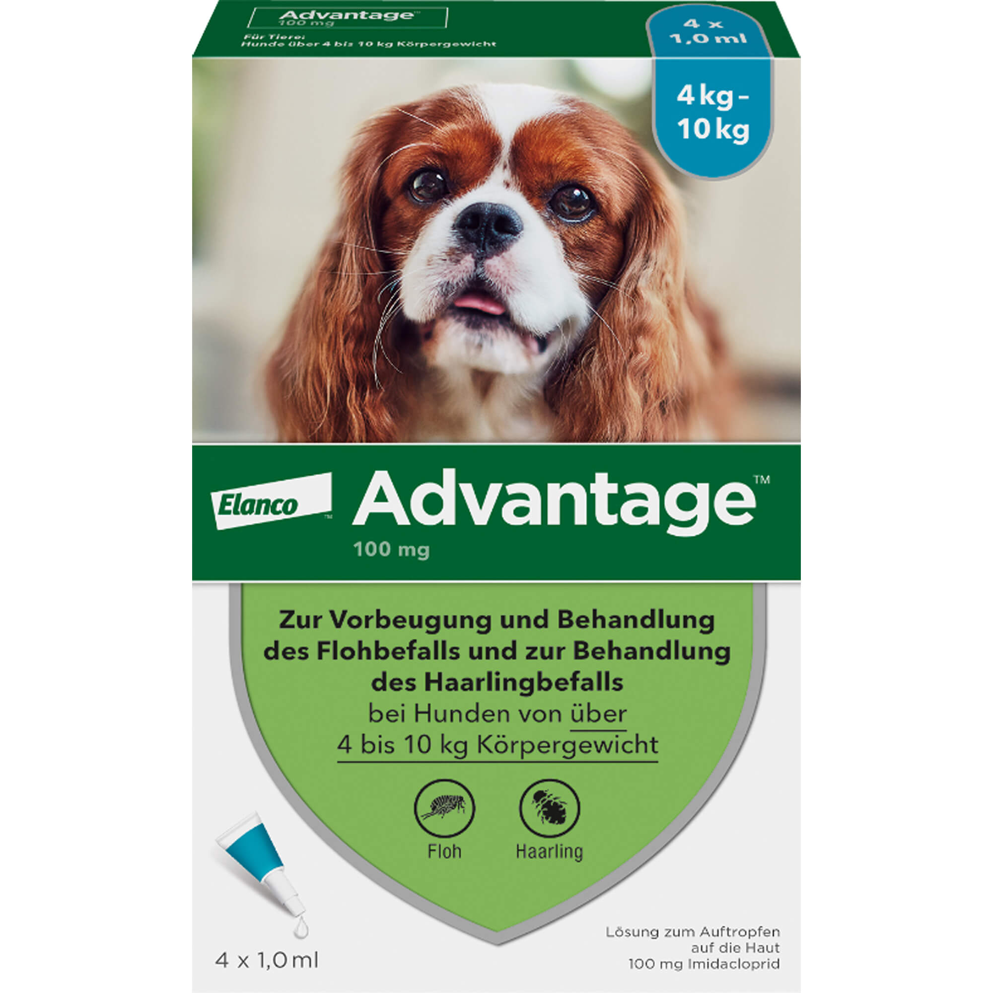 ADVANTAGE 100 Lösung f.Hunde 4-10 kg